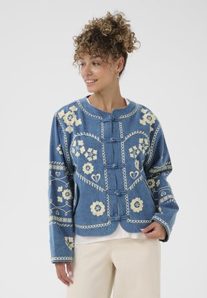 CRTANNIE - Jeansjacke - portland blue denim