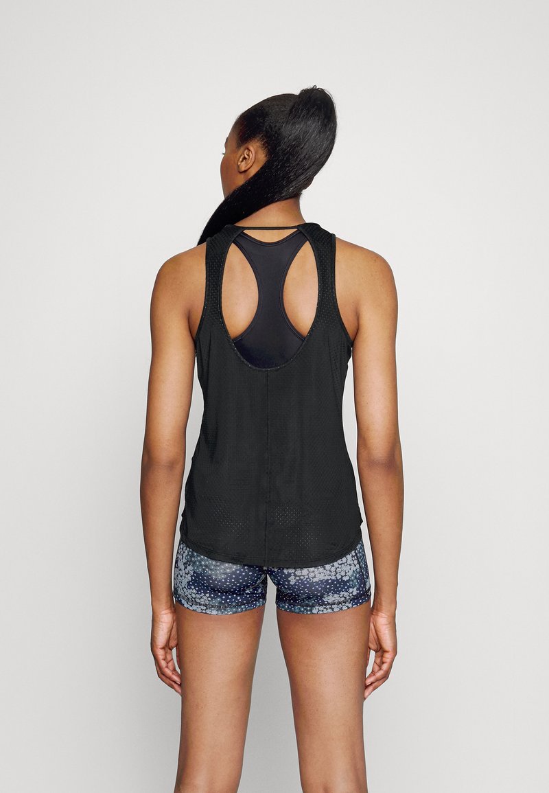 Damen Sportbekleidung | Nike Performance ONE TANK Top black/white/schwarz - DN68291 Damen Sportbekleidung | Nike Performance ONE TANK Top black/white/schwarz - DN68291