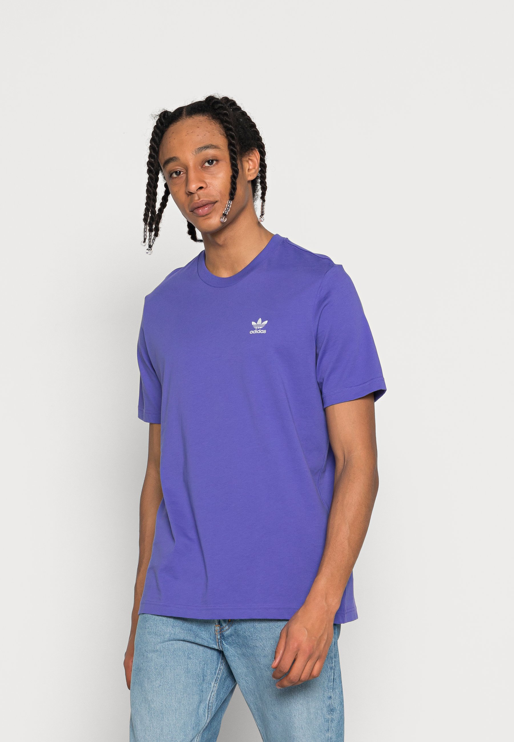 adidas Originals ESSENTIAL TEE UNISEX - T-shirt basic - purple/paars -  Zalando.be