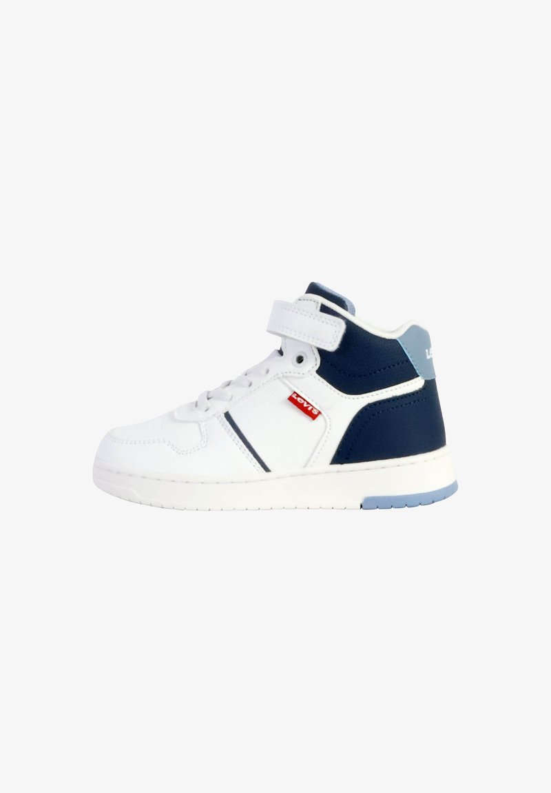 Levi's® BASKET À SCRATCHES KICK - Zapatillas altas - blanc vintage indigo