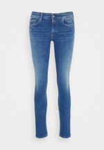 Replay NEW LUZ Azul / Medio - Envío Gratis | ! - Textil Vaqueros Slim Mujer 103,20