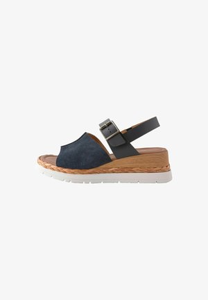 Next FOREVER COMFORT  - Platform sandals - navy