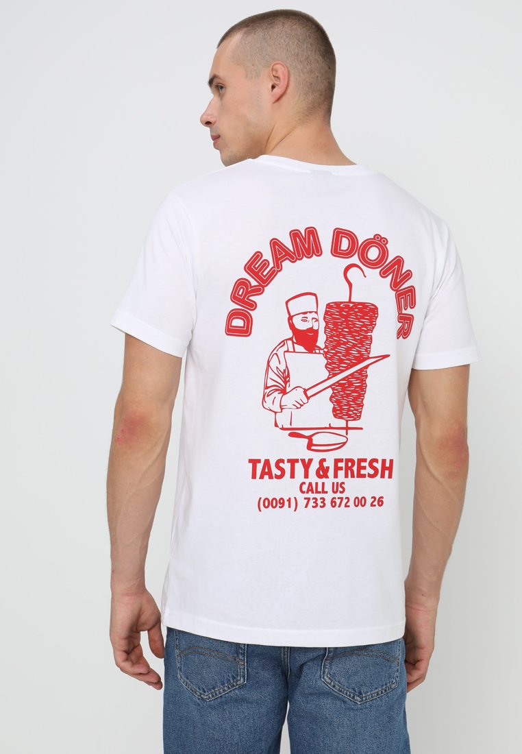 Mister Tee - DREAM DÖNER  - T-shirt print - white, Vergroten