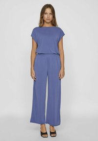 VILA HIGH WAIST - Püksid - bijou blue