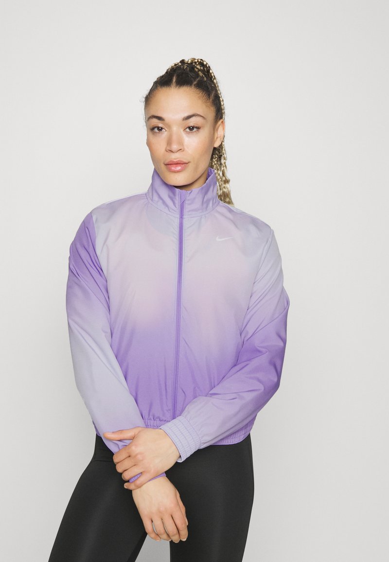 Nike Performance RUN Running jacket space purple/reflective silver