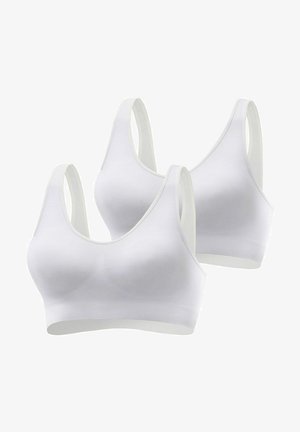 LASCANA, 2 PACK - Bustier - weiß weiß
