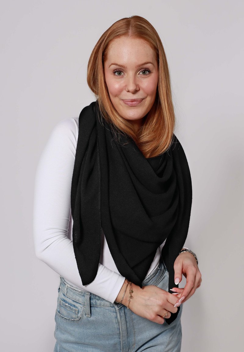 Foulard Cachemire Enfant Zwillingsherz - Imprimé Léopard - Laine Douce - Fabriqué En UE