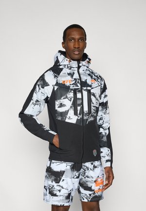 UFC ZENITH FIGHT WEEK MENS TRACK JACKET  - Sportinė striukė - black/white/orange