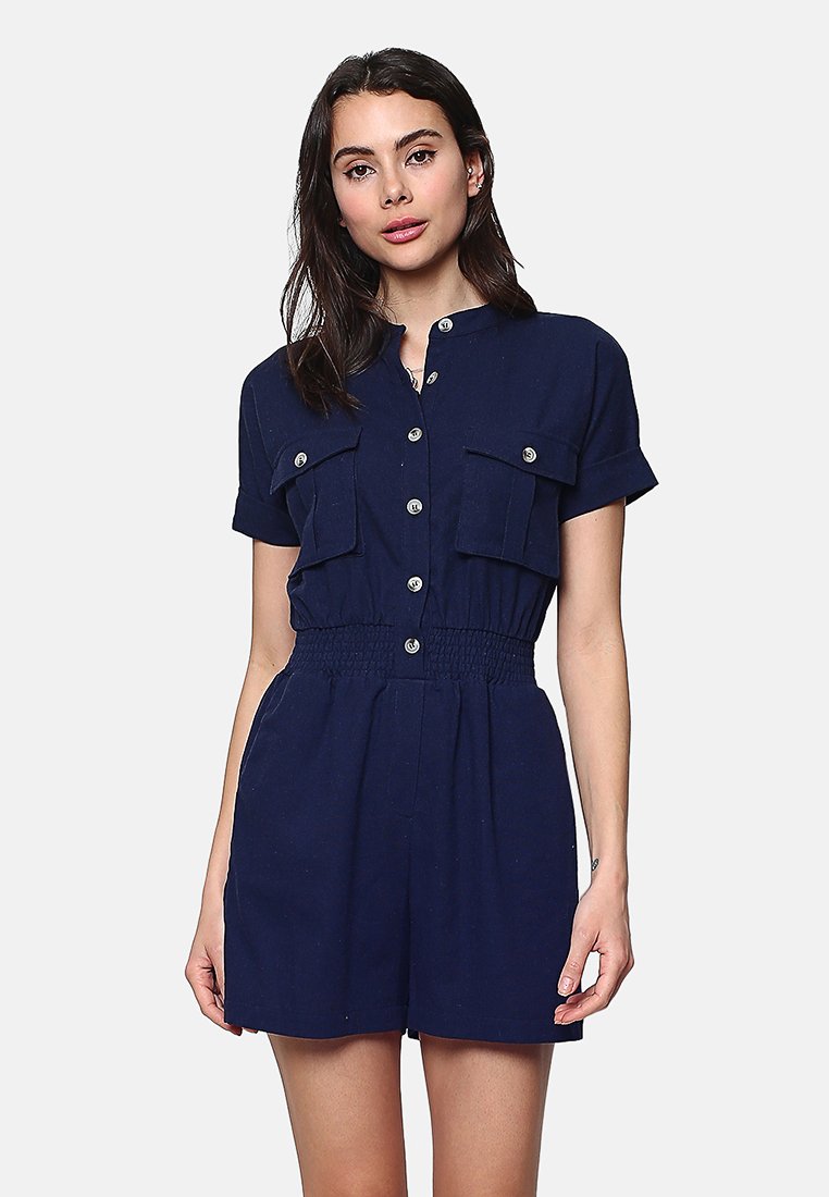 Le Jardin Du Lin Jumpsuit blauw