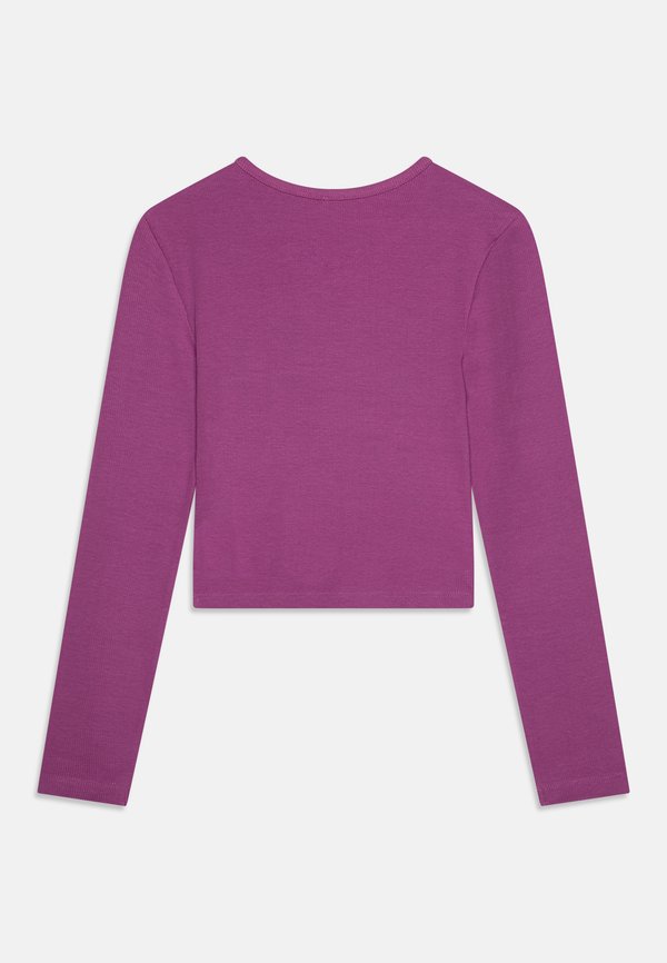 KOGNESSA LIFE CONTRAST CUTOUT - Long sleeved top - cattleya orchid2