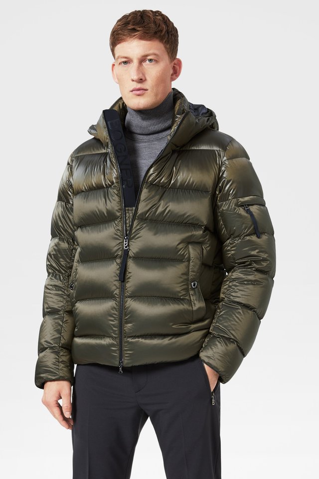 Down jacket - olivgrün