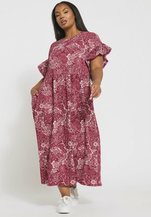 Maxikleid - burgundy