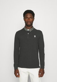 Pier One Polo - mottled dark grey