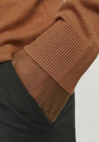 Jack & Jones JJEEMIL ROLL NECK - Maglione - mocha bisque
