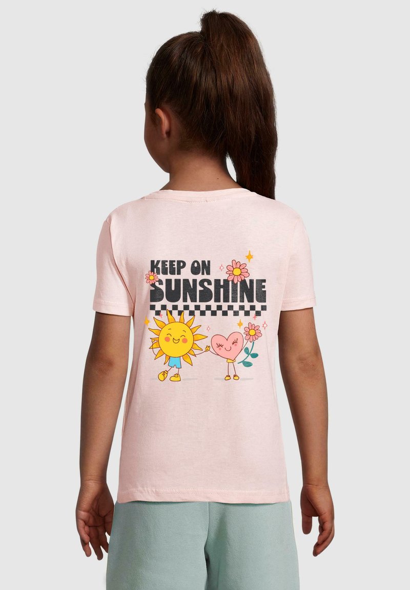 Merchcode KEEP ON SUNSHINE - T-shirts print - pink