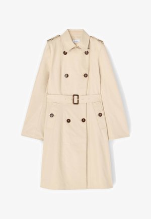 Motivi, TRENCH CINTURATO DOPPIOPETTO - Gabardina - beige