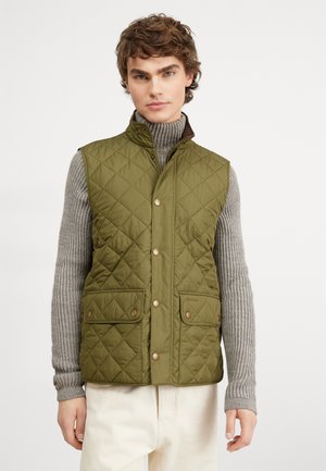 NEW LOWERDALE QUILTED GILET - Weste - dark moss