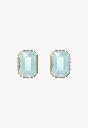ORBITA PIERCED EARRINGS PAIR GOLD SHINY - Orecchini - green