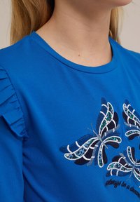 WE Fashion Tops ar garām piedurknēm - blue