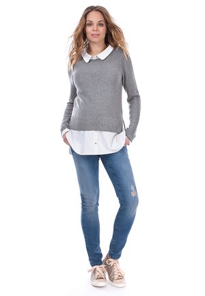 Maglione - grey/white