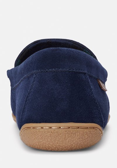 Polo Ralph Lauren BRENAN POLO BEAR SUEDE SLIPPER - Mockasiner - navy
