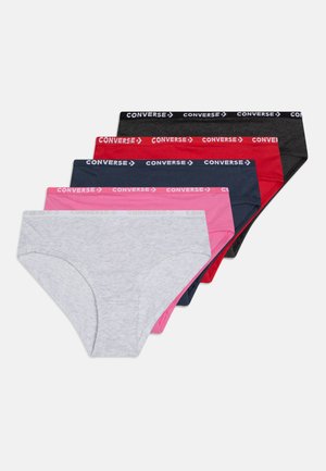 GIRL LOGO WAISTBAND 5 PACK - Briefs - red