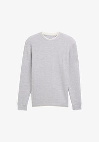 Unselected, light stone grey melange