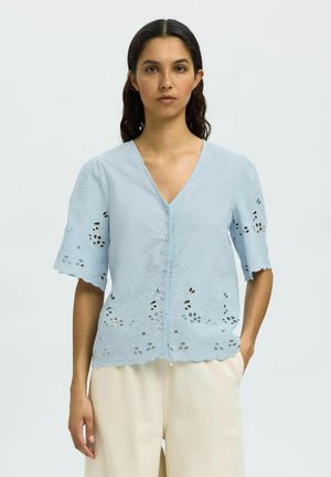 SLFDAHLIA BRODERI NOOS - Camicetta - cashmere blue