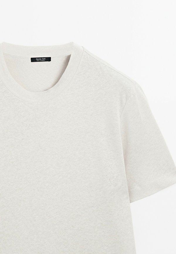 SHORT SLEEVE - Basic T-shirt - beige3