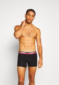 Levi's® LOGO BOXER BRIEF 2 PACK - Calzoncillos - black/grey melange