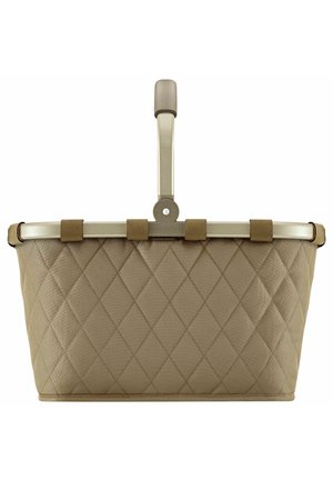 Shopping Bag - frame rhombus olive