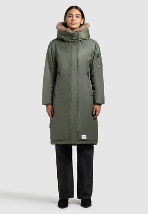 OLIVA - Téli kabát - sage green