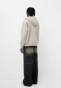 Bershka Felpa con zip - grey