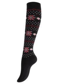 Yenita 4 PACK MIT NORWEGERMUSTER - Calzettoni - schwarz bunt