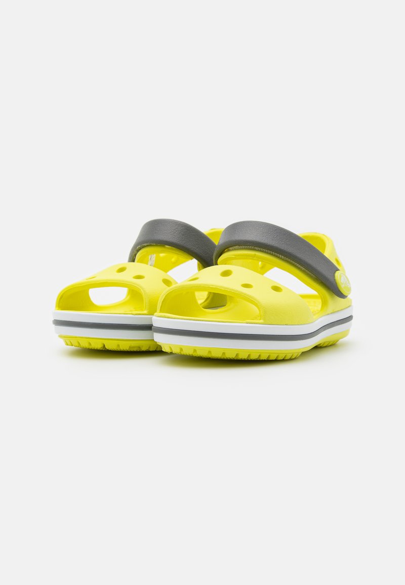 Kinder Badesandalen | Crocs CROCBAND KIDS UNISEX Riemensandalette citrus/grey/gelb - LA86627 Kinder Badesandalen | Crocs CROCBAND KIDS UNISEX Riemensandalette citrus/grey/gelb - LA86627