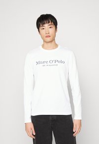 Marc O'Polo LONG SLEEVE CLASSIC - Camisola de manga comprida - white