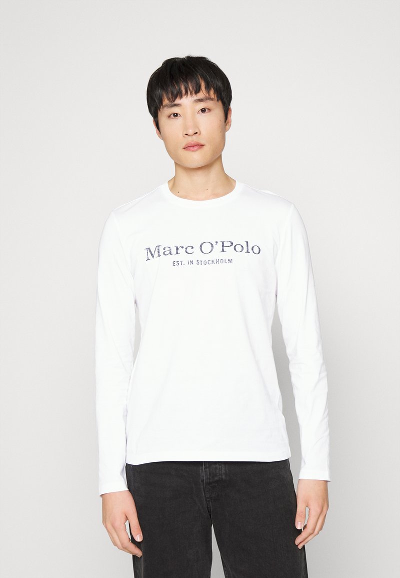 Marc O'Polo LONG SLEEVE CLASSIC - Camisola de manga comprida - white