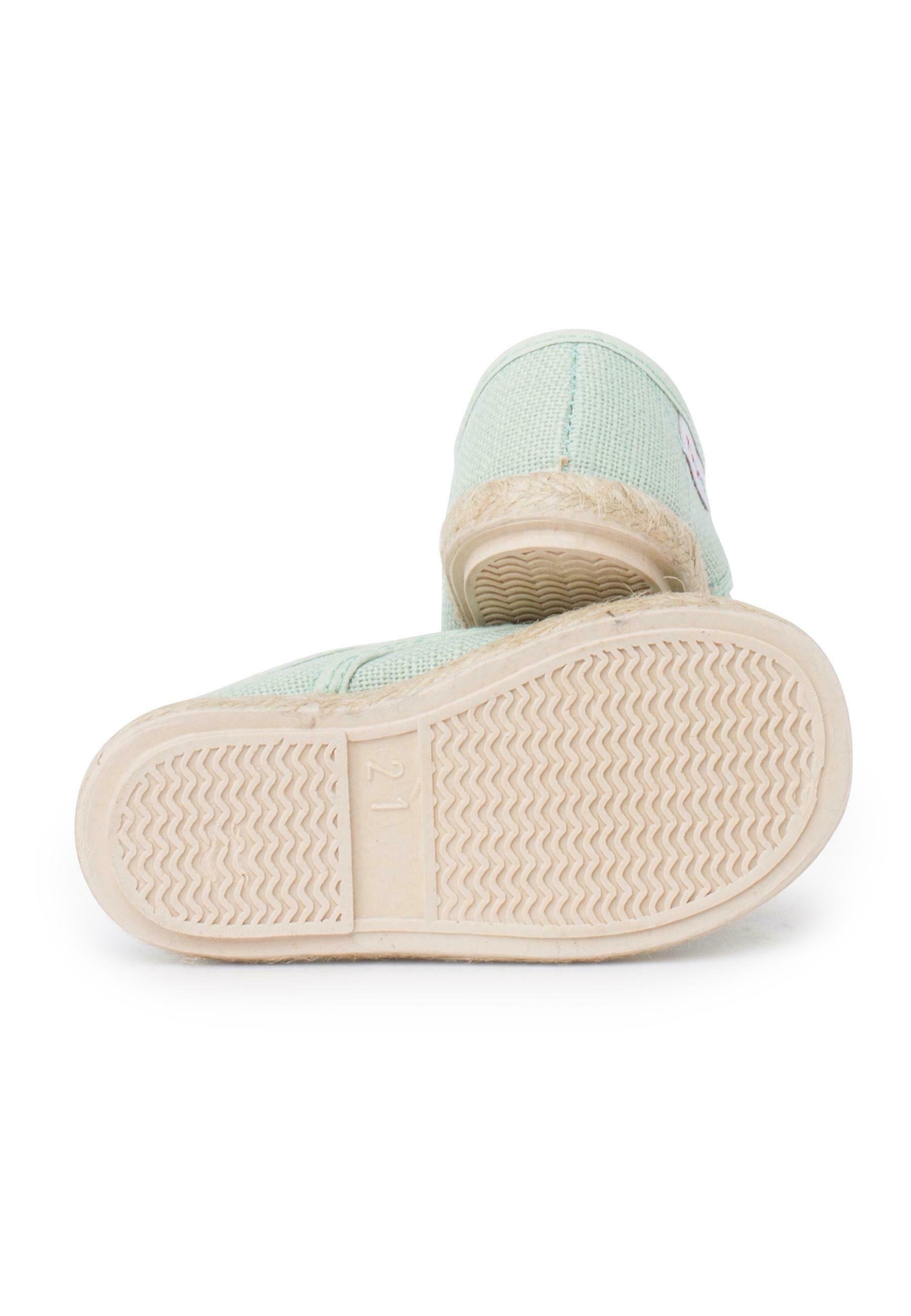 Pisamonas LINO CORDONES Y BASE YUTE - Zapatos de bebé - verde agua/verde -  Zalando.es