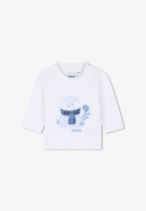 BOSS Kidswear, LONG SLEEVE T-SHIRT BABY - T-shirt à manches longues - white