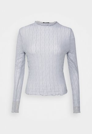Gina Tricot Petite EVERLY TOP - Pikkade varrukatega topp - zen blue
