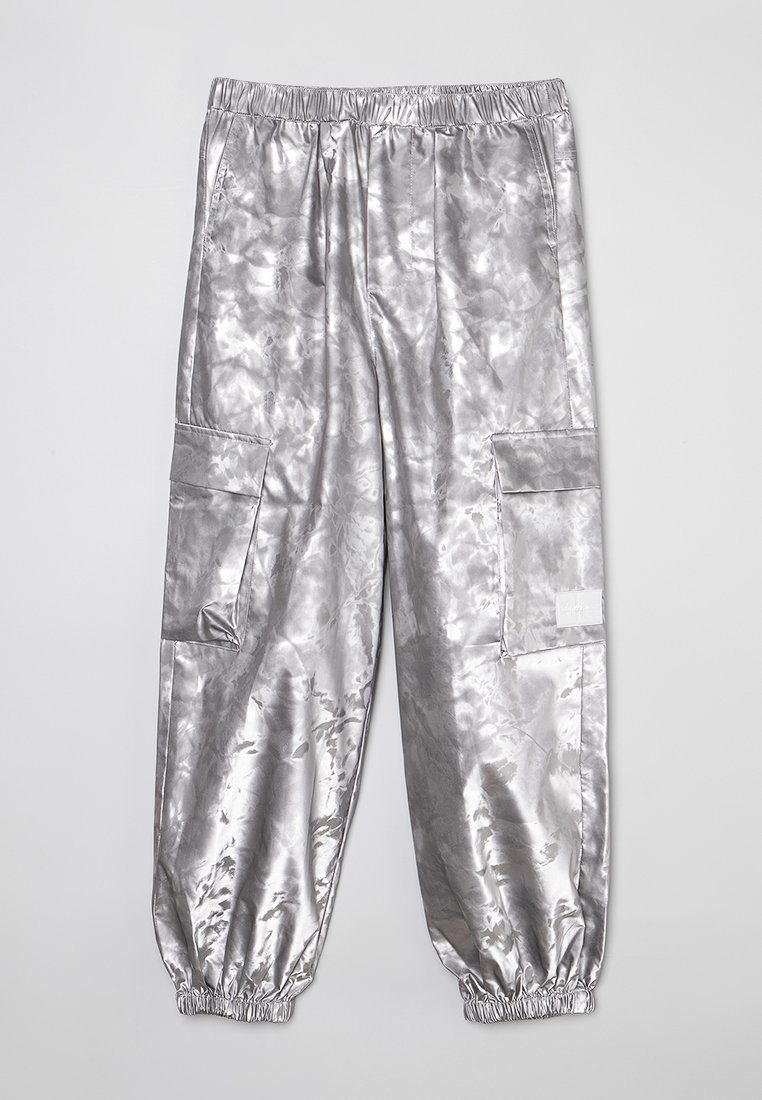 Calvin Klein Cargobroek zilverkleurig