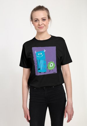 MONSTER'S INC. NIERVA SULLIVAN - T-shirt imprimé - black