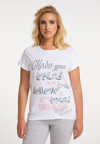 Bruno Banani - T-shirt print - weiss Miniatuurafbeelding 1