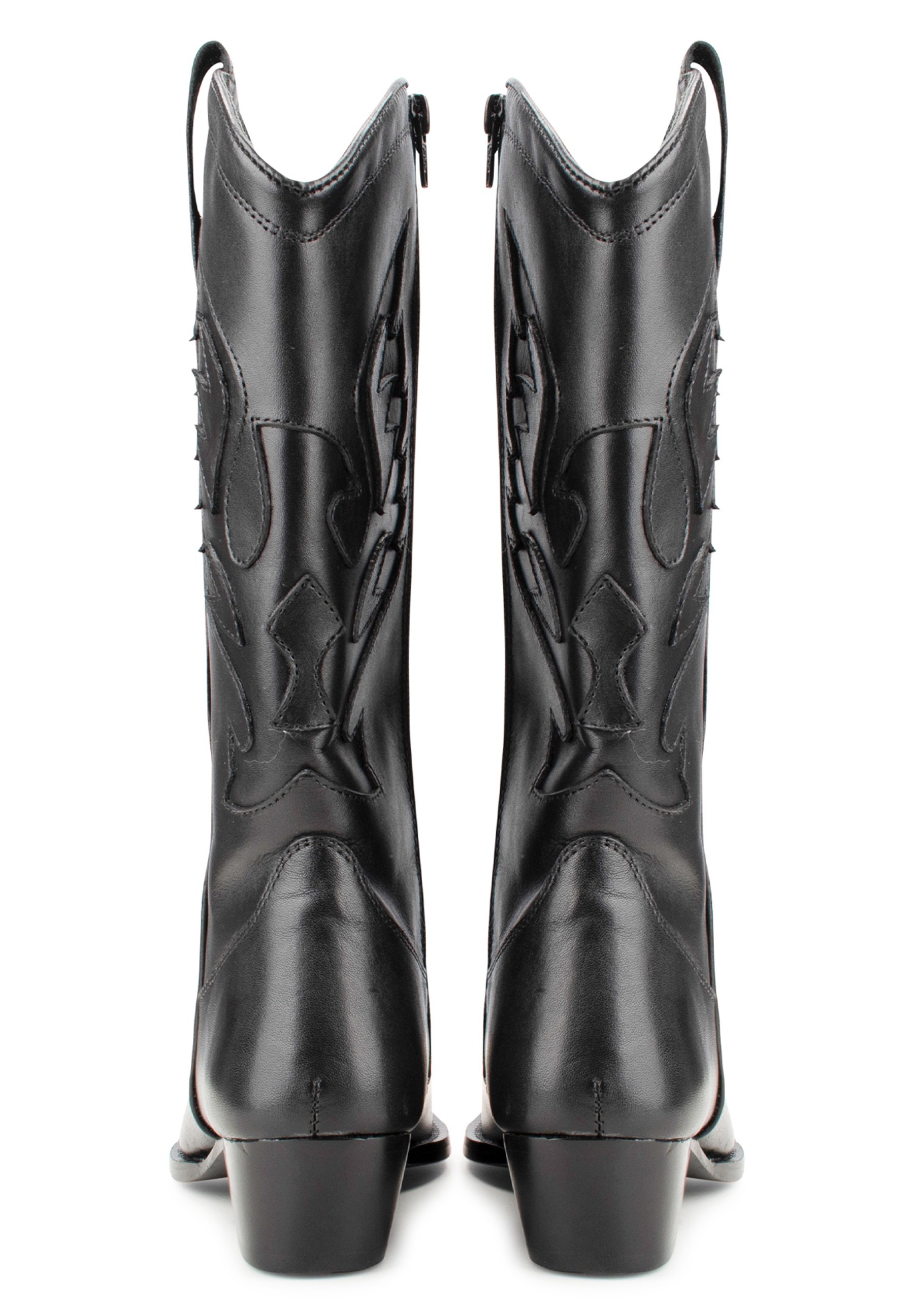 PS POELMAN Cowboy-/Bikerlaarzen - black/zwart - Zalando.nl