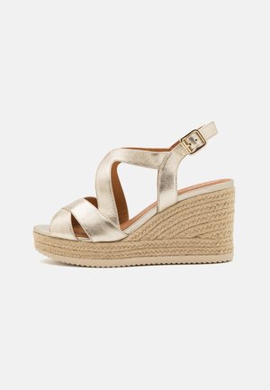 PONZA - High heeled sandals - light gold