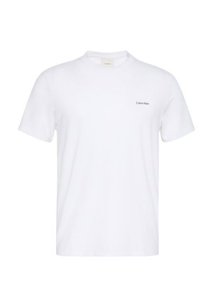 Calvin Klein, SLIM STRETCH - Βασικό μπλουζάκι - bright white