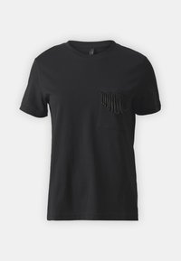 ONLY ONLTRIBE LIFE POCKET  - Camiseta estampada - black