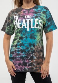 Paradiso Clothing THE BEATLES DROP T BAND LOGO DIP DYE - Print T-shirt - grey