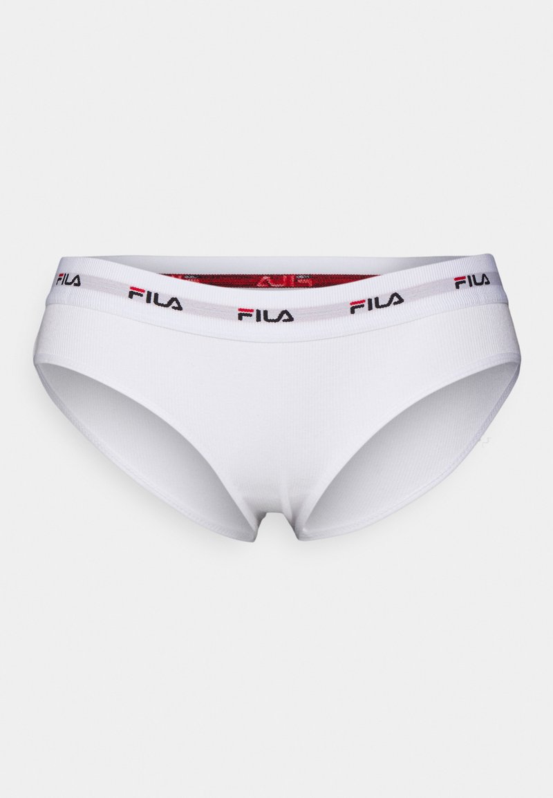 Fila WOMAN BRIEF 3Pack - Cuecas - black/black/white