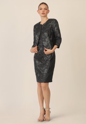 JACQUARD BOLERO - Blazer - schwarz